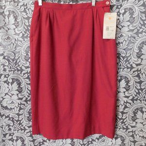Pendleton Country Sophisticates Plum Skirt NWT